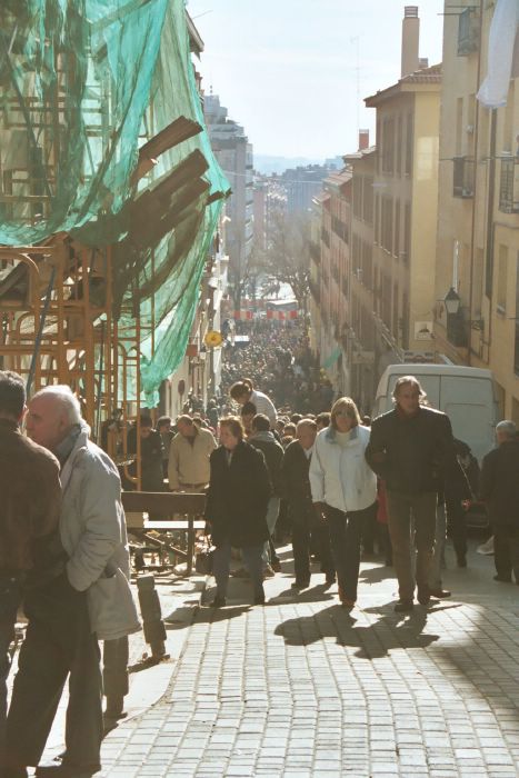 Le marche... tres populaire