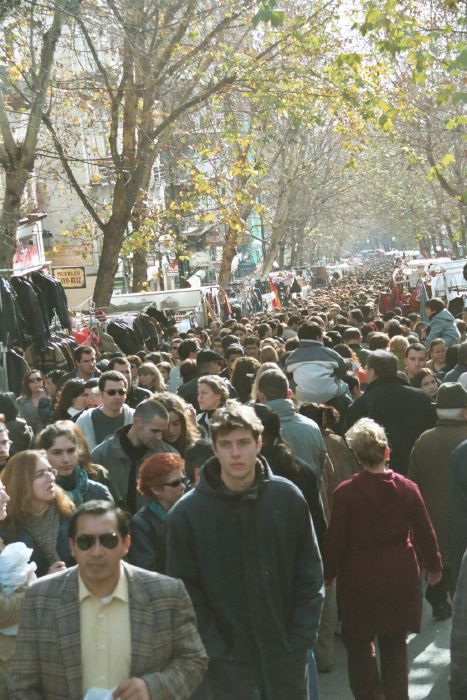 Tres populeux, le marche